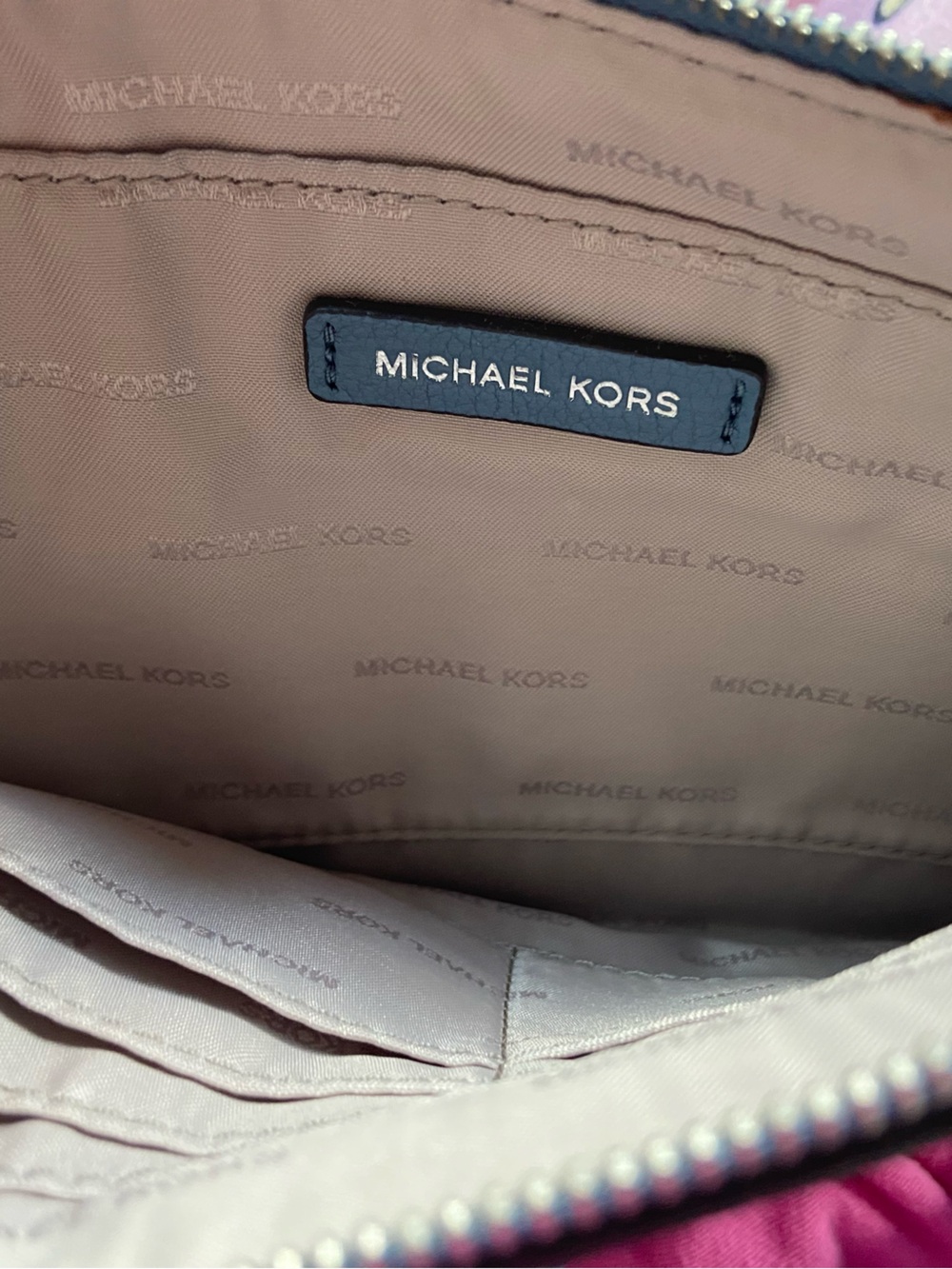 Michael Kors Blue Leather Clutch - Picture 4 of 4